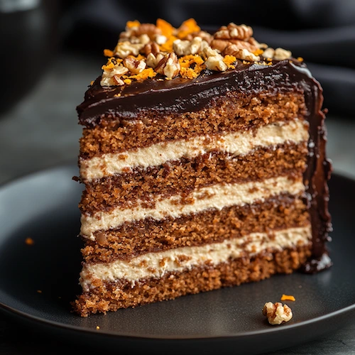 Bolo de Chocolate com Nozes